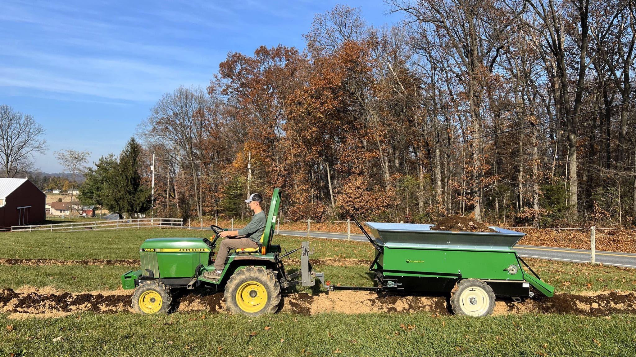 Large Tow Behind Compost Spreader | MultiSpread 320
