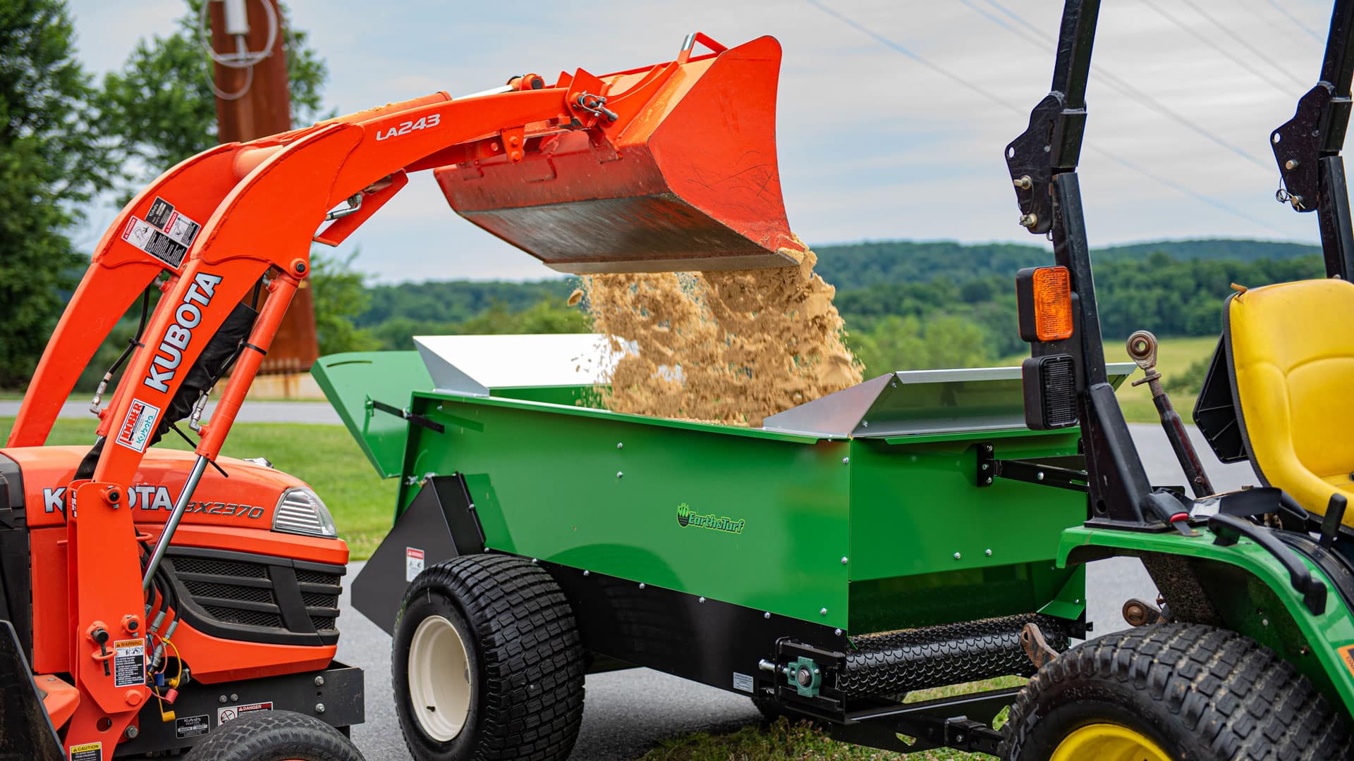 Large Tow Behind Compost Spreader | MultiSpread 320